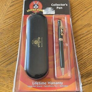 Vintage 1997 Looney Tunes Collector's Pen TASMANIAN DEVIL NEW in Sealed Package